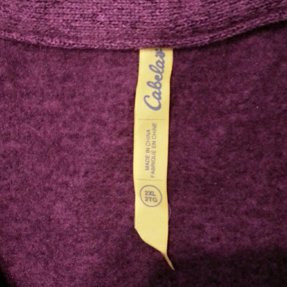 Cabela's Knit fleece Shirt Jacket - Picture 2 of 7